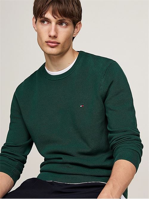 essential structure crew neck TOMMY HILFIGER | MW0MW36347L6K